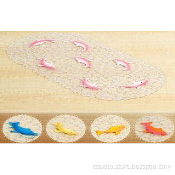 Home Small Non slip Toilet Rubber PVC Bath Mat lovely for C